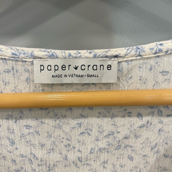 Women’s Small Paper Crane long sleeve blouse - Picture 5 of 9